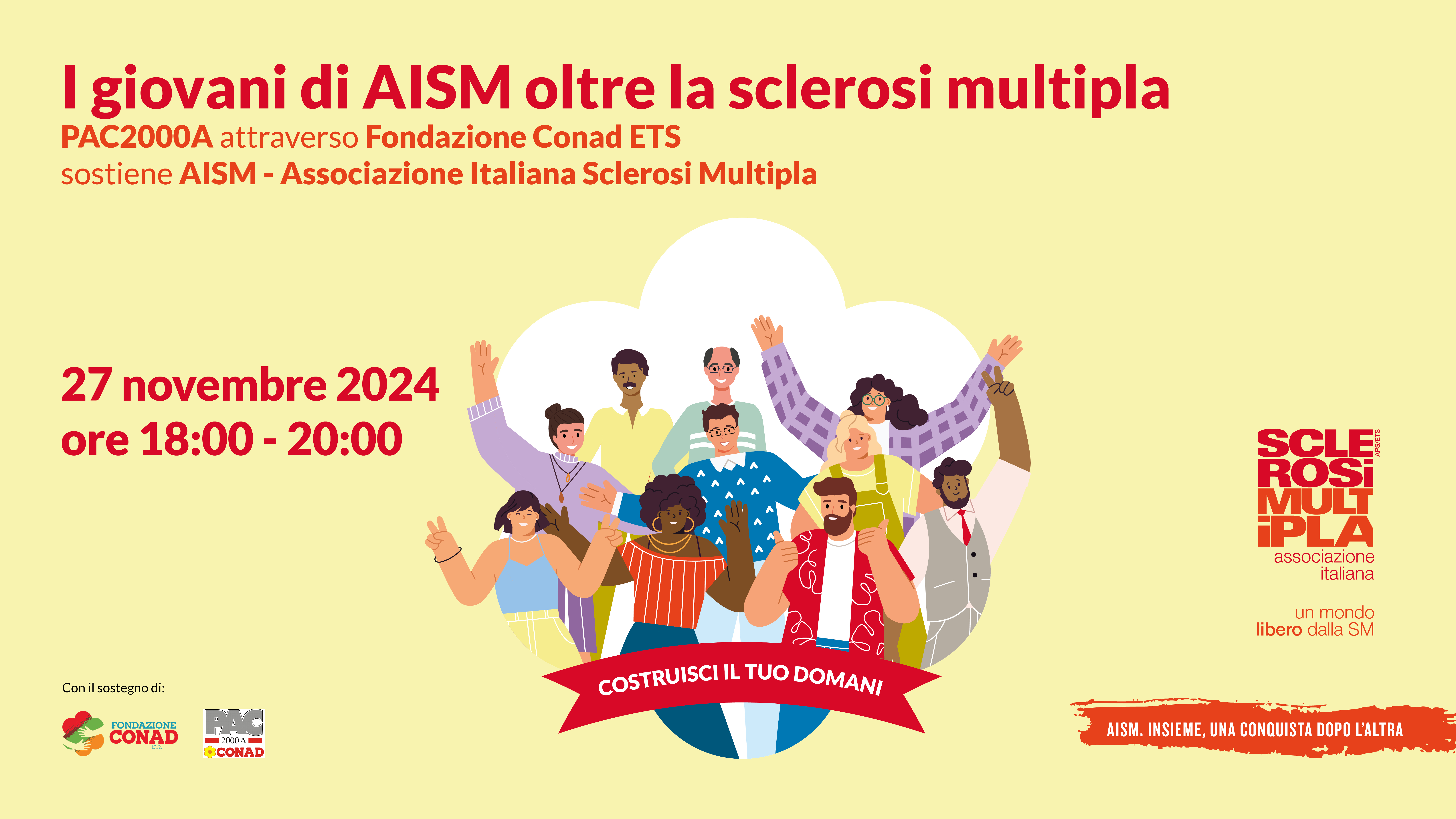 progetto giovani AISM e CONAD 2024