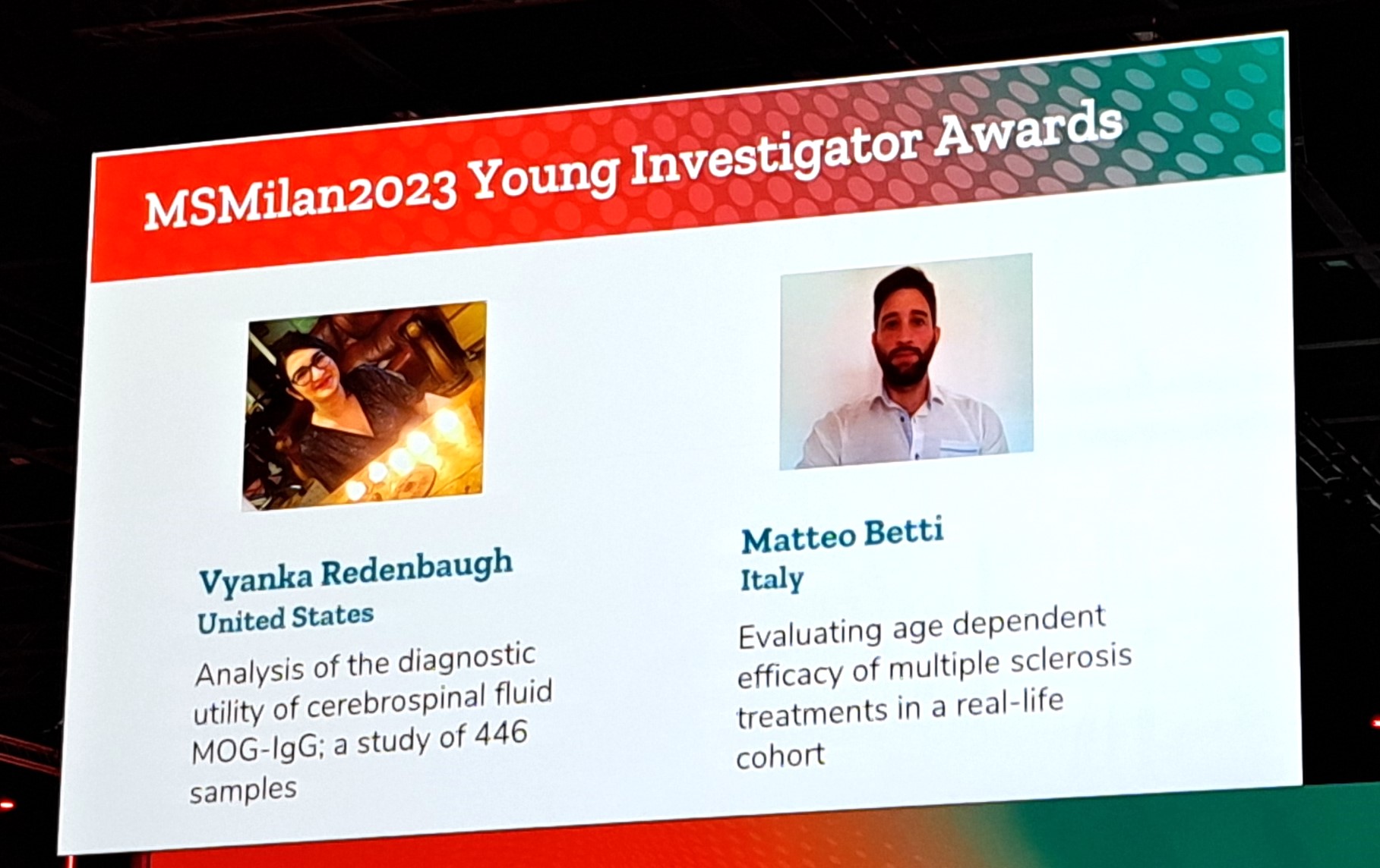 Premio Young Investigator 2023- Matteo Betti