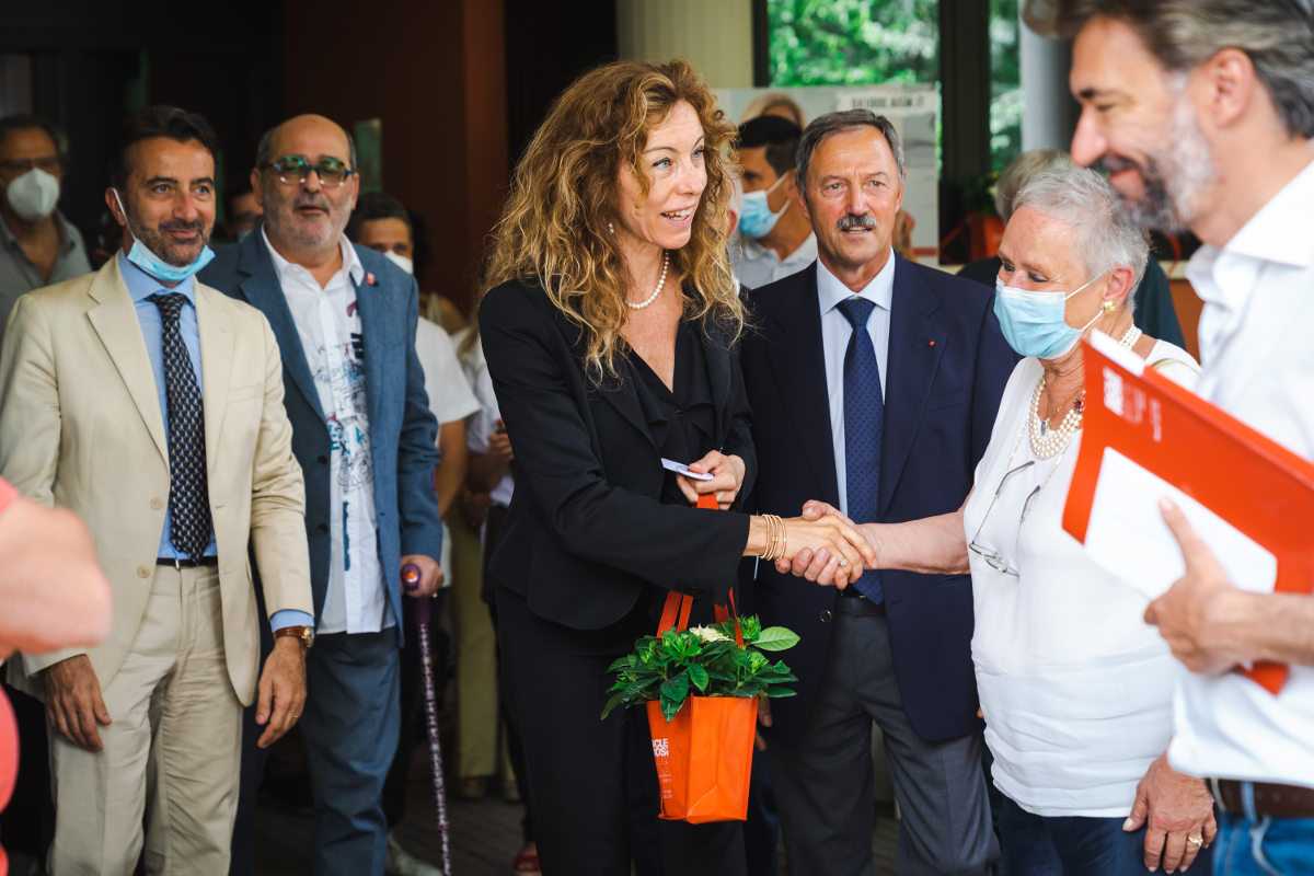 Ministro per le disabilità Erika Stefani al Polo AISM di Padova Ministro per le disabilità Erika Stefani al Polo AISM di Padova